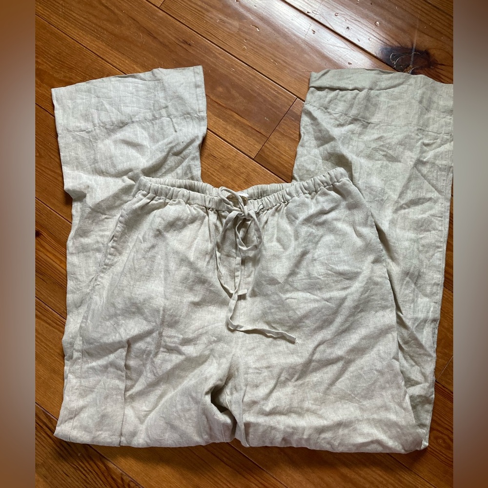 Posse Cream Linen Pants